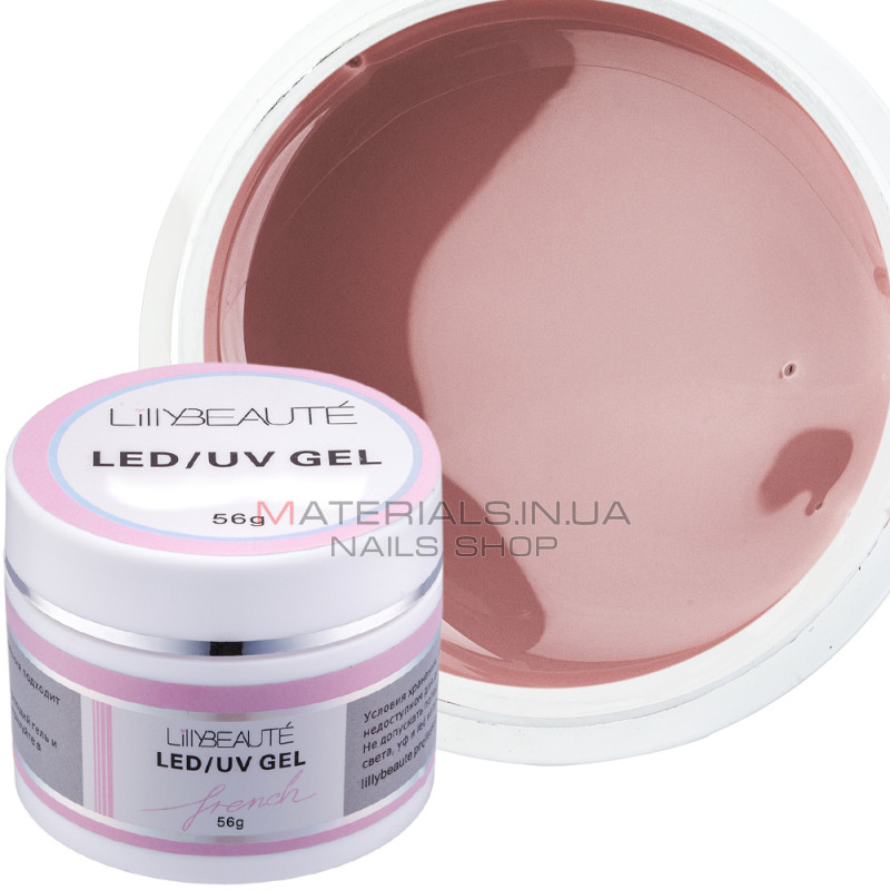 Гель Lilly Beaute Pink 1 56 г, натуральний Гель Lilly Beaute Pink 1 56 г, натуральний