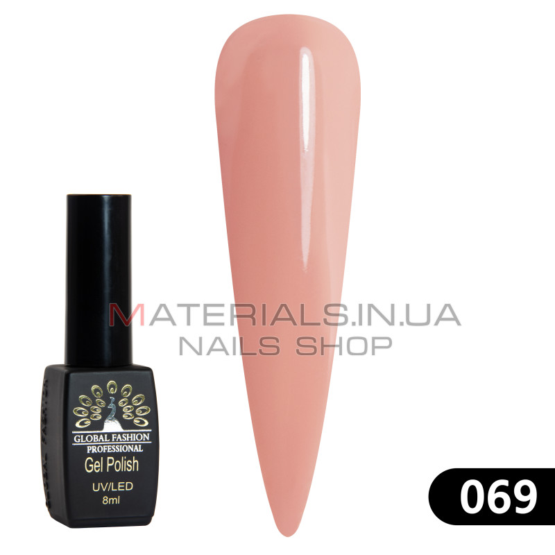 Гель лак BLACK ELITE 069, Global Fashion 8 мл