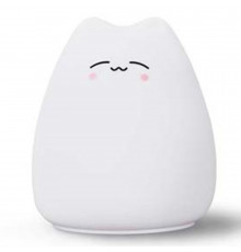 Ночной светильник Little Cat Silicone LED Light Multicolors — Design 03