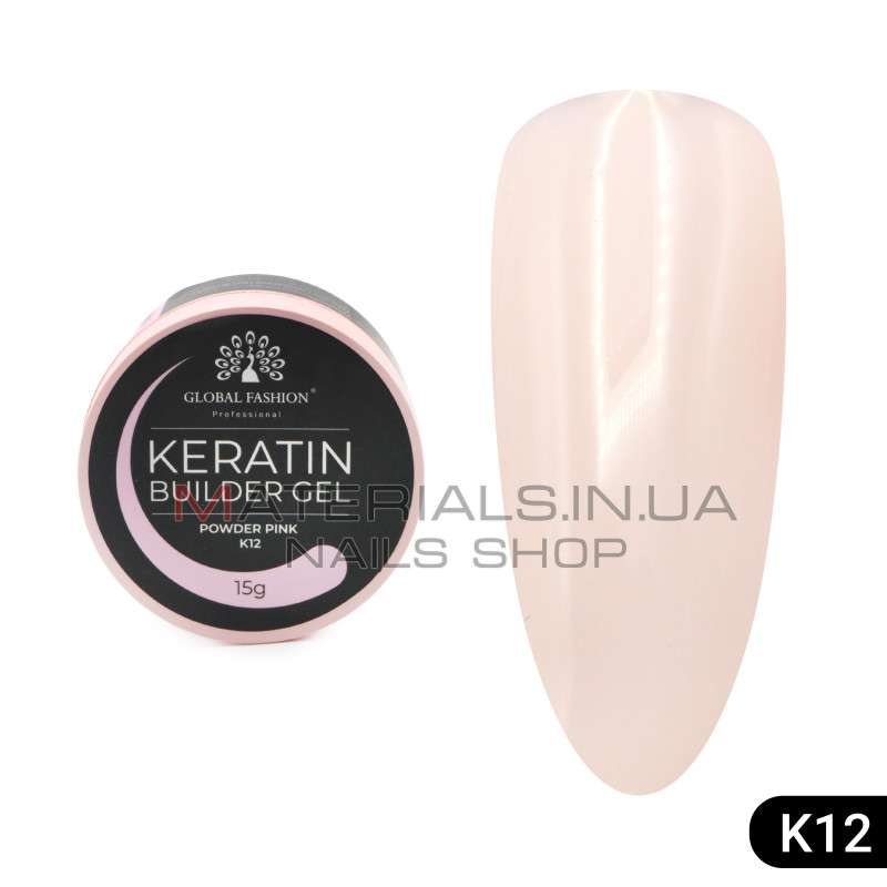 KERATIN BUILDER GEL, Global Fashion, 15 g, K12