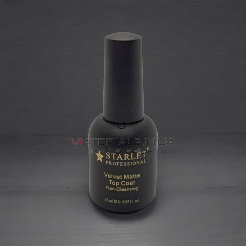 Матовый бархатный топ Velvet Starlet ,15мл Матовый бархатный топ Velvet Starlet ,15мл