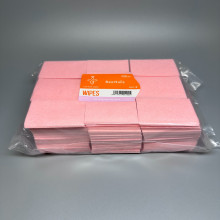 Салфетки безворсовые Bee Nails 6х4см розовые 1000шт
