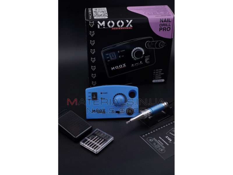 Фрезер Мокс X104 (Sky blue) на 45 000 об/хв. та 65W. для манікюру та педикюру