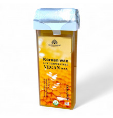 Воск в кассете для депиляции Korean Wax Global Fashion, низкотемпературный, Мед