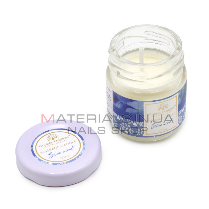 Масажна свічка Global Fashion, 30 ml, Blue wind