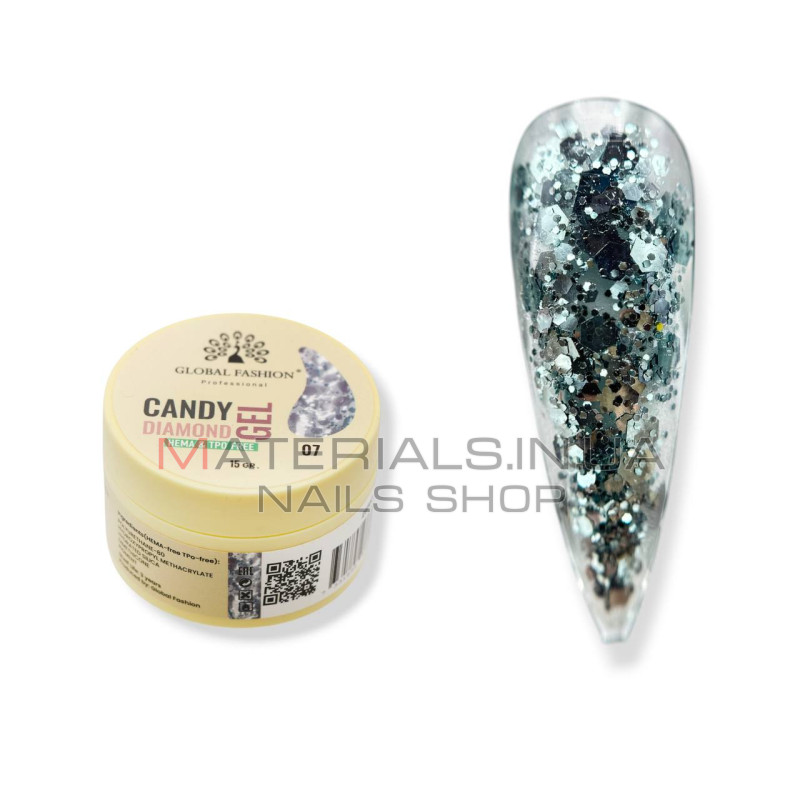 Гель для моделювання нігтів 15 г, Diamond Builder Gel 07