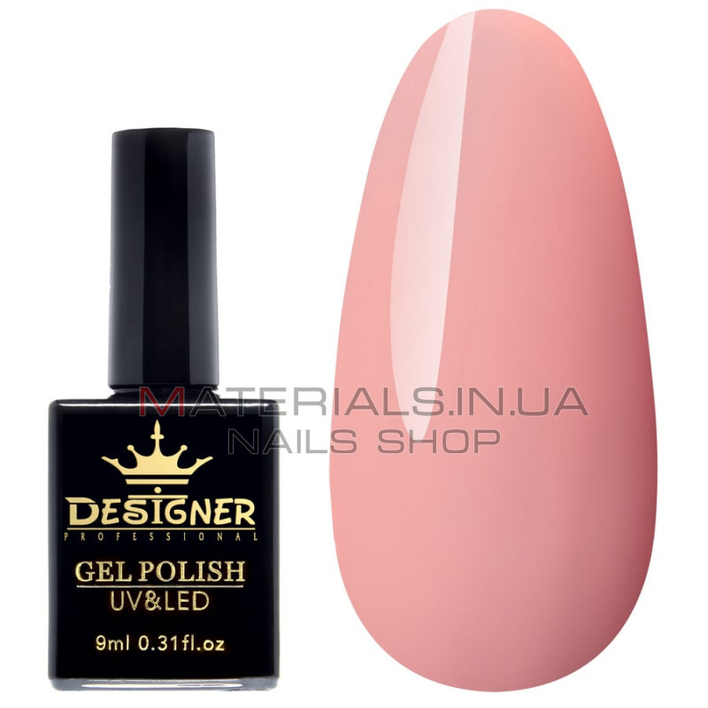 Гель-лак Designer Nude Pink - E146 "Рожева примула"