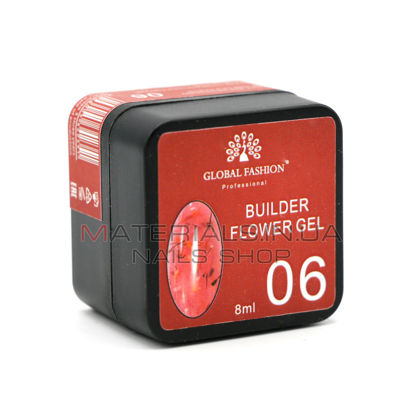 Гель для моделирования ногтей Flower Builder Gel, 8 г 06