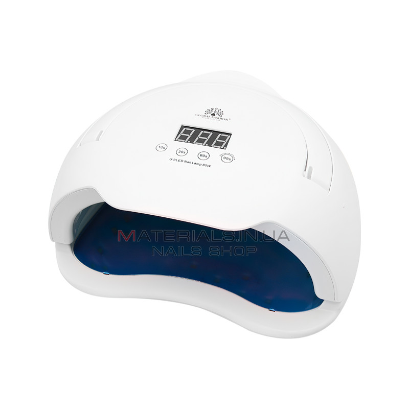 Лампа для нігтів Global Fashion Led/UV 80W, L-1001-white Лампа для нігтів Global Fashion Led/UV 80W, L-1001-white