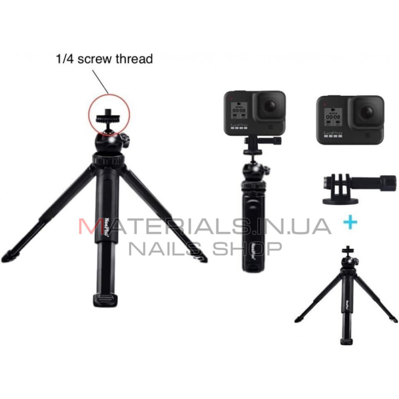 Монопод Tripod Neepho NP-999, Bluetooth, 0,38 м