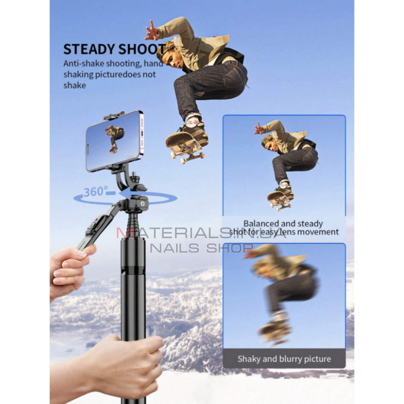 Monopod Tripod | 2.02m | — C08 | Button Bluetooth | Monopod Tripod | 2.02m | — C08 | Button Bluetooth |