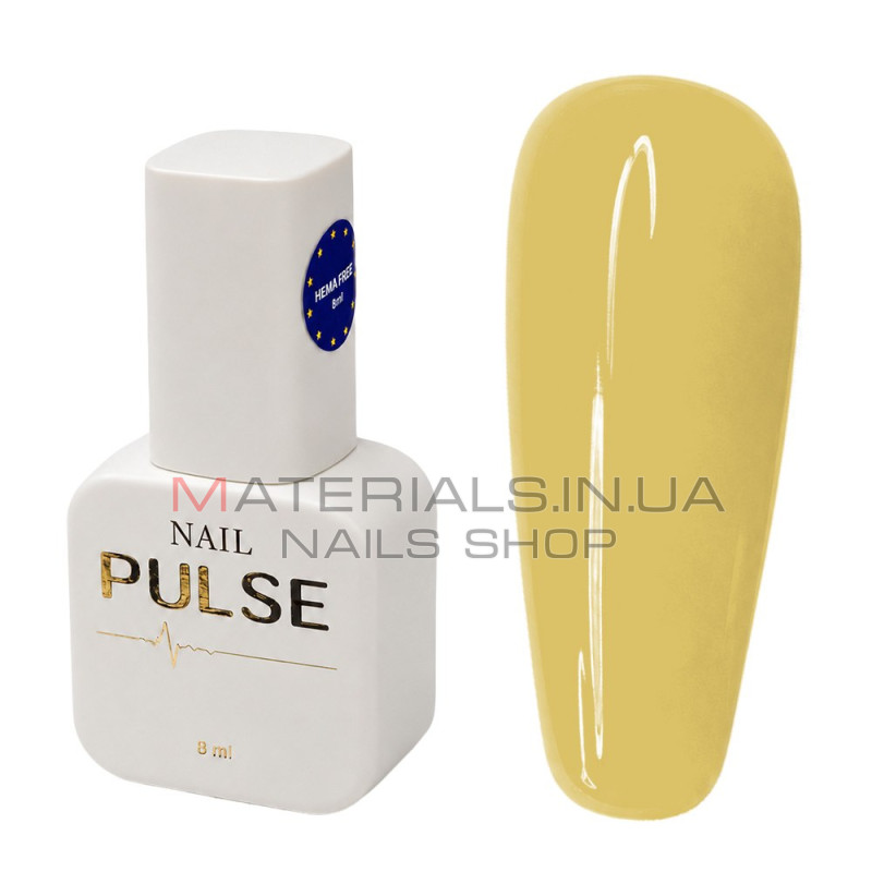 Гель-лак NAIL PULSE Gel Polish №11, 8 мл масляний жовтий