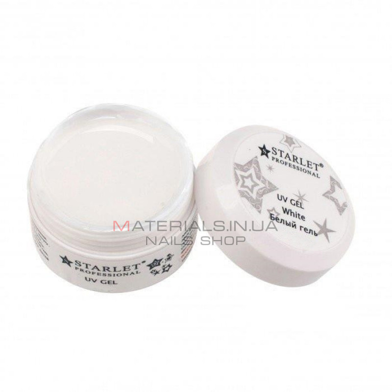 Гель Starlet Professional 30 мл White білий
