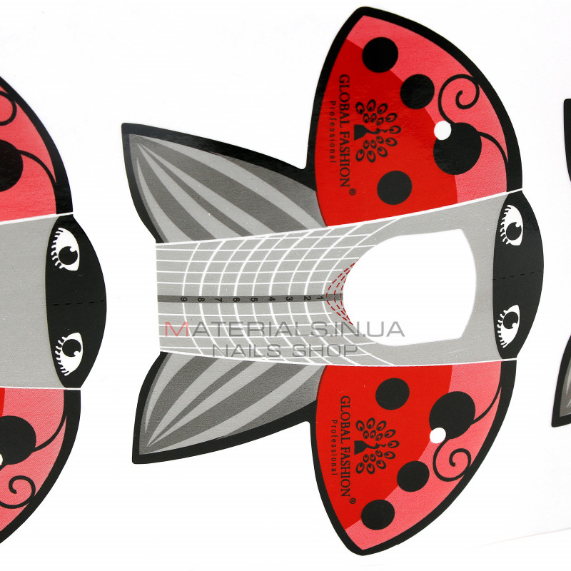 Форми одноразові (300 шт. в рулоні) 'Сонечко' (паперове) для моделювання та нарощування нігтів