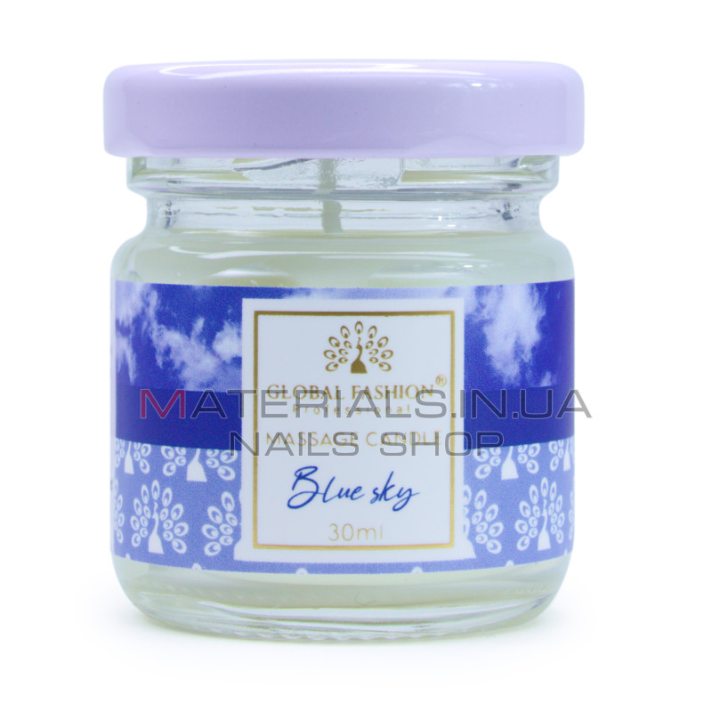 Масажна свічка Global Fashion, 30 ml, Blue sky