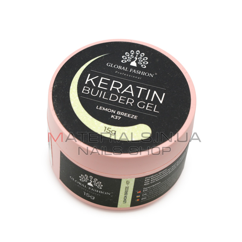 KERATIN BUILDER GEL, Global Fashion, 15 g, K37