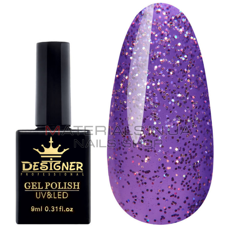 Гель-лак Designer Diamond Kingdom - L322 "Бузковий блур"
