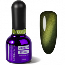 Гель-лак LILLYBEAUTE Galactic №006 галактична зелень, 12мол