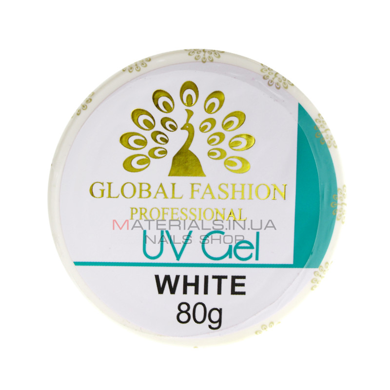 Гель Global Fashion 80 г white Гель Global Fashion 80 г white