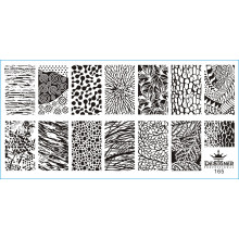 Диск для стемпінгу Designer металевий (12x6 см) №165