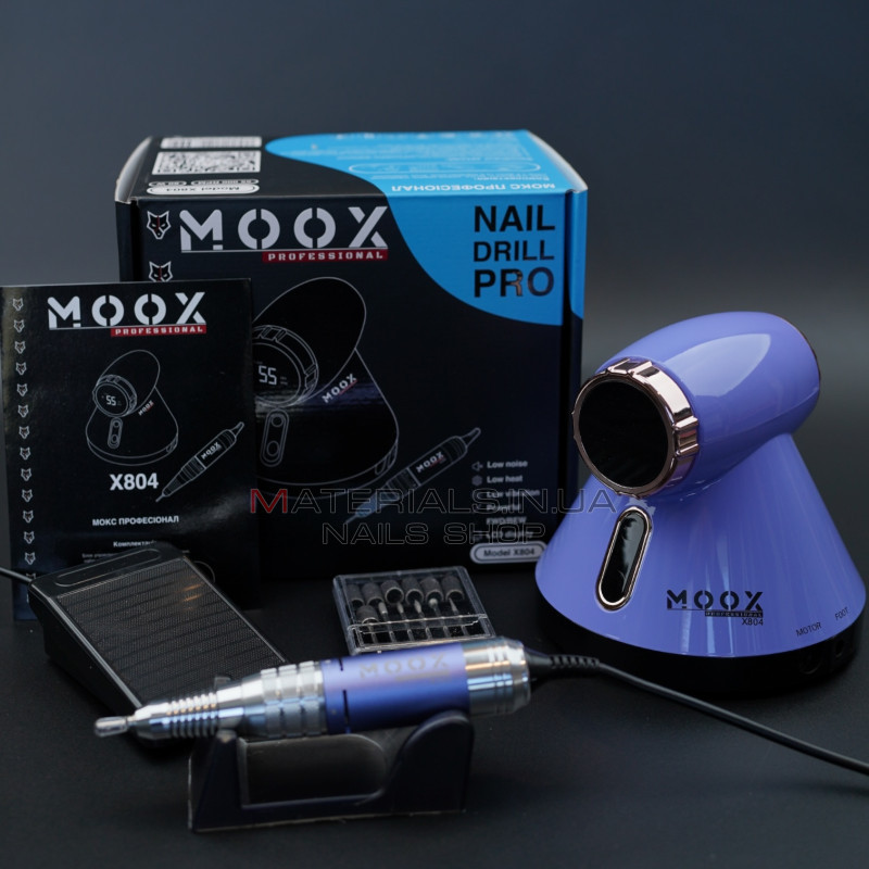 Фрезер Мокс X804 (Purple) на 55 000 об./мин. и 80W. для маникюра и педикюра Фрезер Мокс X804 (Purple) на 55 000 об./мин. и 80W. для маникюра и педикюра
