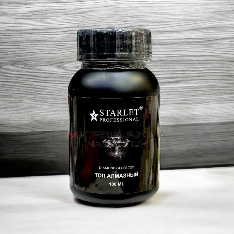 Алмазне верхнє покриття Diamond Gloss Top Starlet 100мл Алмазне верхнє покриття Diamond Gloss Top Starlet 100мл
