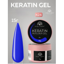 Keratin builder gel, K24, Global Fashion, 15 г