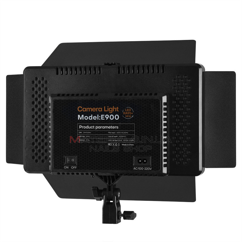 Лампа видеосвет LED E900 30x17 cm 768 Lights 3000K-6500K Remote Лампа видеосвет LED E900 30x17 cm 768 Lights 3000K-6500K Remote