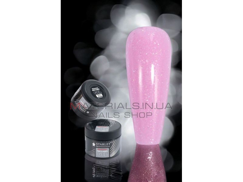 Гель для нарощування нігтів Starlet Professional Shimmer Poly & Acryl 30 мл. №15