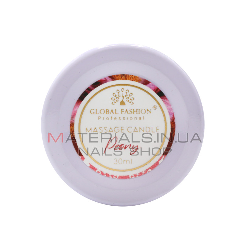 Масажна свічка Global Fashion, G30 ml, Peony
