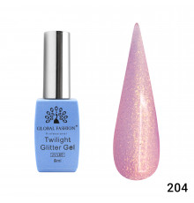 Гель лак Twilight Glitter 8 мл, 204