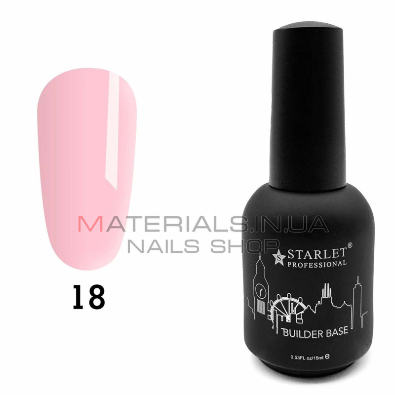 База для наращивания Builder Base Starlet Professional №018, 15 мл
