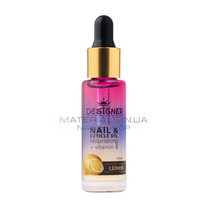 Масло для кутикулы 10 мл. (Лимон №6) - Nail&Cuticle oil от Дизайнер Масло для кутикулы 10 мл. (Лимон №6) - Nail&Cuticle oil от Дизайнер