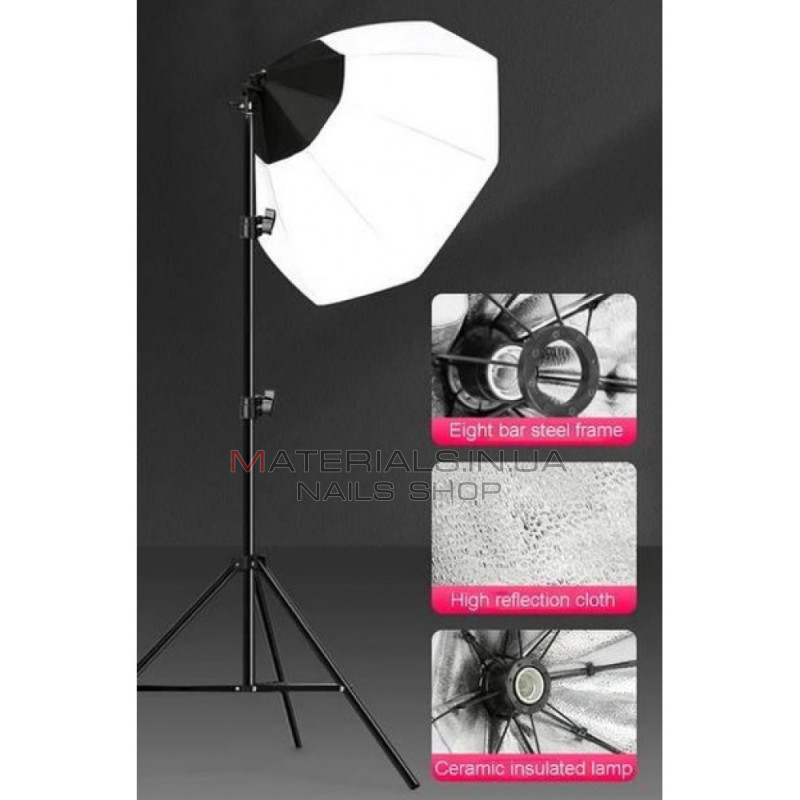 Cофтбокс-октобокс для портретной или предметной фотосъемки Sun Lamp Cофтбокс-октобокс для портретной или предметной фотосъемки Sun Lamp