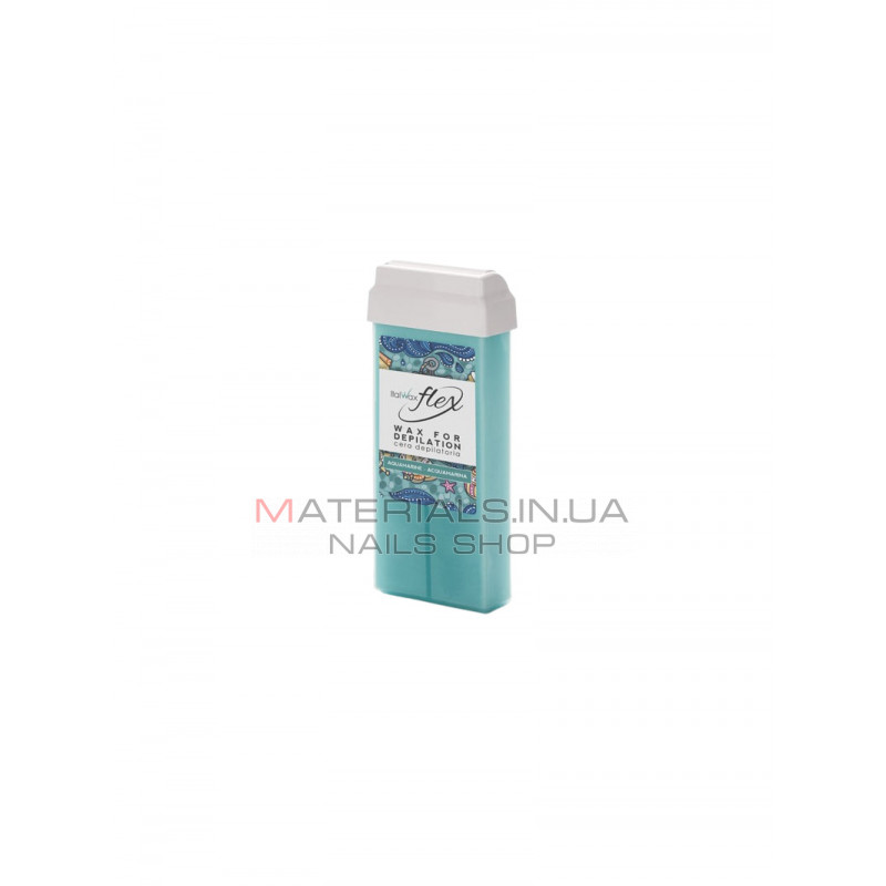 Віск у картриджі FLEX Italwax - Аквамарин, 100 г. Віск у картриджі FLEX Italwax - Аквамарин, 100 г.