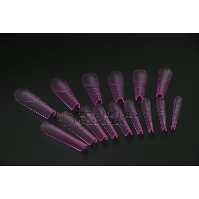 Верхние формы арочные для выкладного френча, Bee Nails, 150 шт