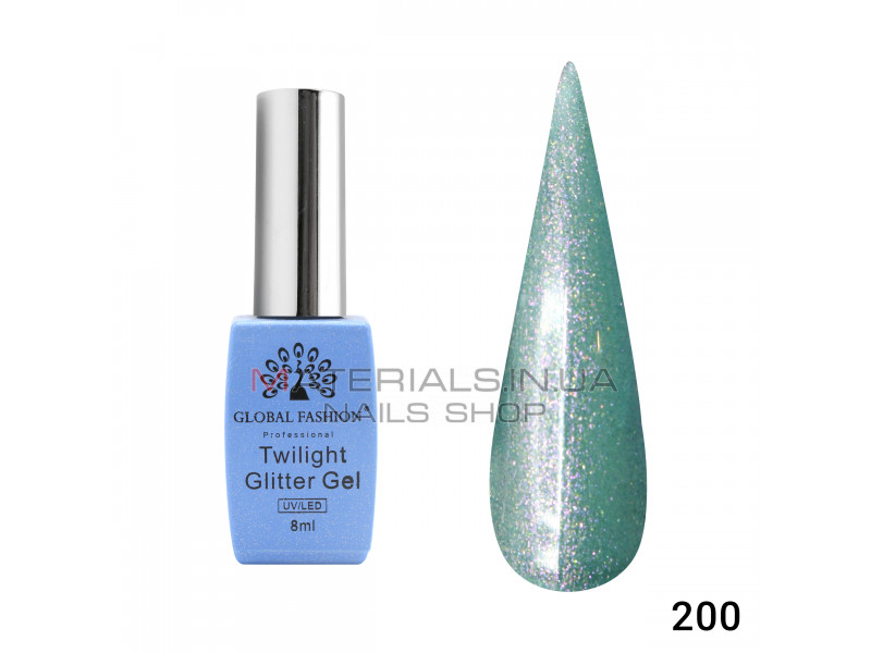 Гель лак Twilight Glitter 8 мл, 200