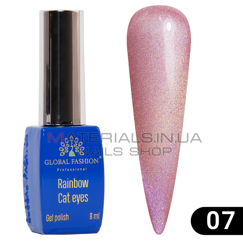 Гель-лак кошачий глаз Rainbow Laser cat eyes, 8 мл 07