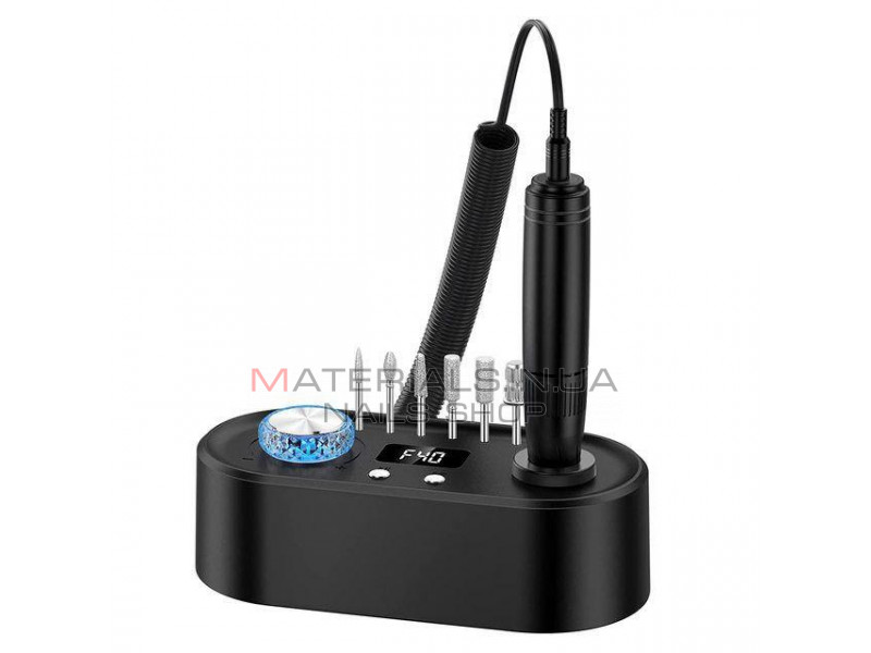 Фрезер для манікюру з підсвічуванням Nail Drill UV-701 40 000 об/м стильний апарат Манікюрна машинка для нігтів