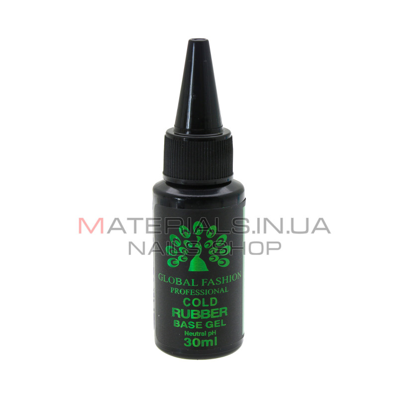 База для гель лака Global Fashion, Rubber Base Coat without Chemical 30 мл