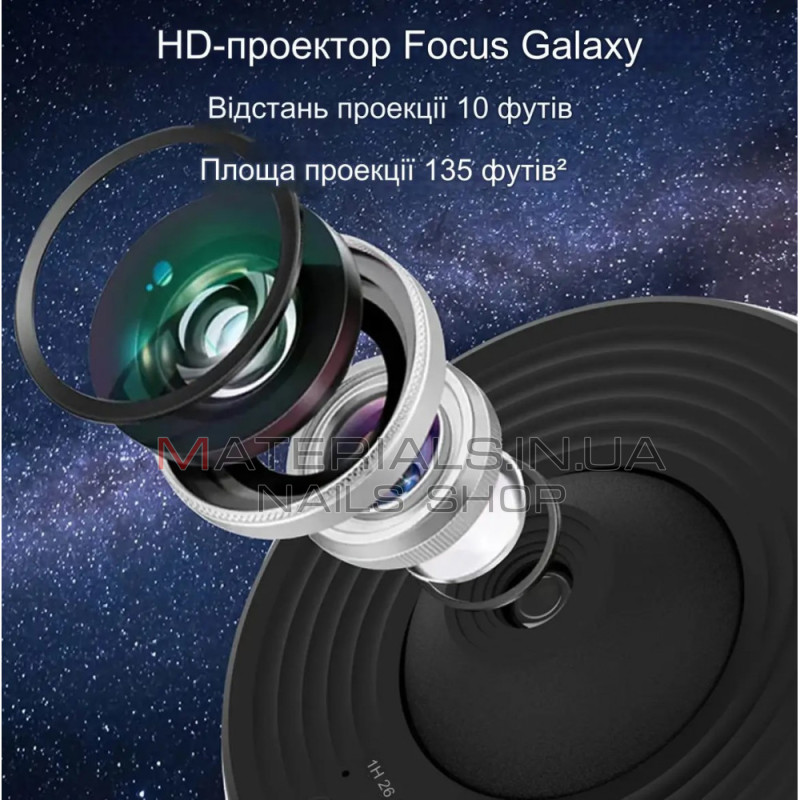 Нічник-проєктор BL-DQY02 — Black