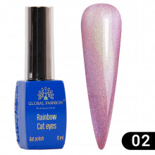 Гель-лак кошачий глаз Rainbow Laser cat eyes, 8 мл 02