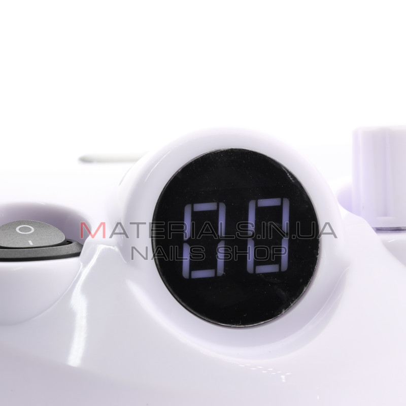 Аппарат для маникюра и педикюра BEE NAILS, 202D, с дисплеем, 65w, 45000 об, белый