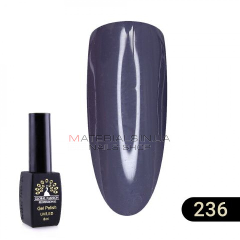Гель лак BLACK ELITE 236, Global Fashion 8 мл Гель лак BLACK ELITE 236, Global Fashion 8 мл