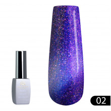 Гель лак кошачий глаз Fairy 8 мл, 02