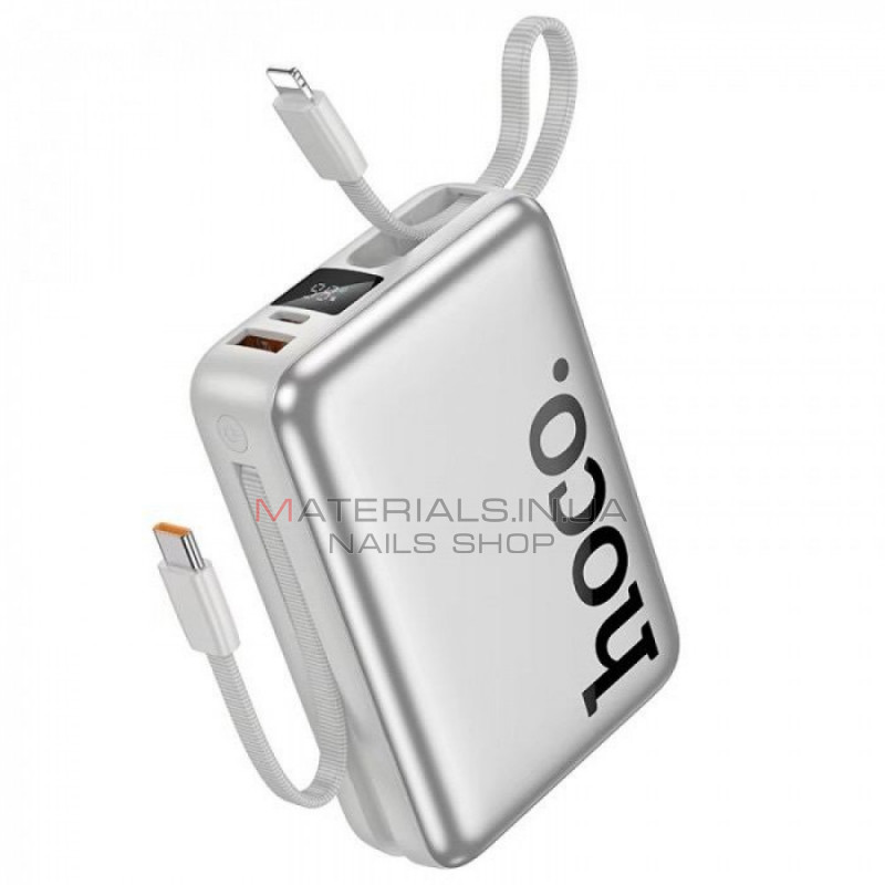 Power Bank 20000 mAh | 22.5W+PD20W — Hoco Q39 — Silver Power Bank 20000 mAh | 22.5W+PD20W — Hoco Q39 — Silver