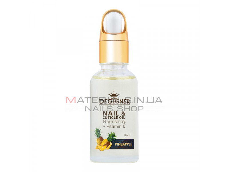 Олія для кутикули 30 мл. (Ананас №1) - Nail&Cuticle oil від Дизайнер