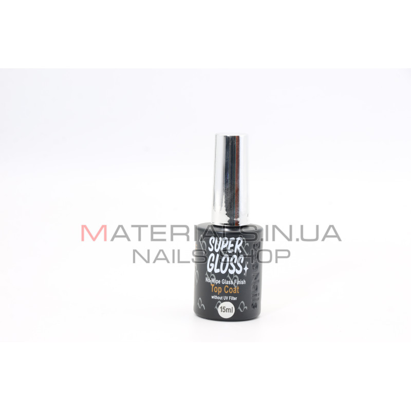 Топ супер-глянцевий Super Gloss Top Coat Bee Nails (15 мл)