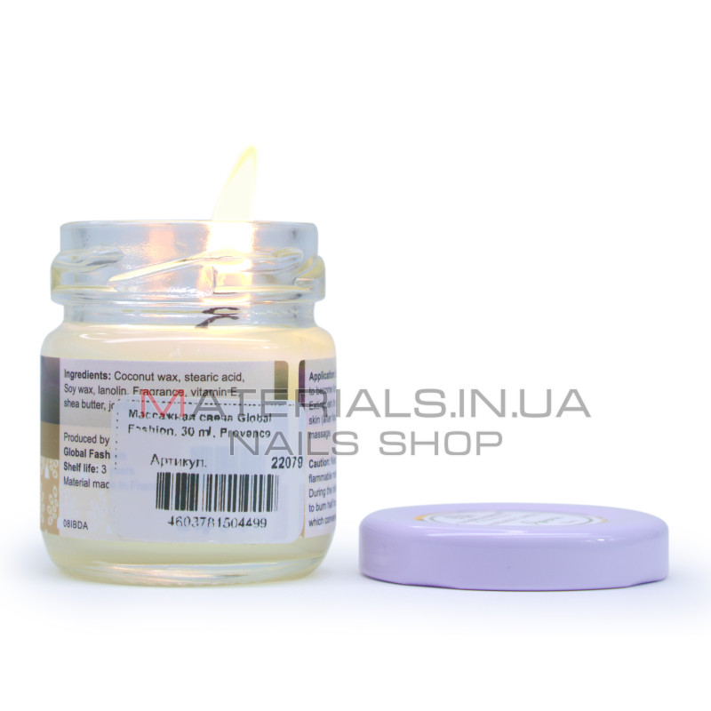 Масажна свічка Global Fashion, 30 ml, Provence