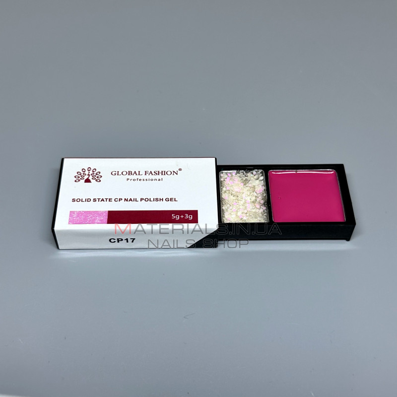 Твердий гель лак solid state CP nail polish gel (5г+3г), CP17 Твердий гель лак solid state CP nail polish gel (5г+3г), CP17